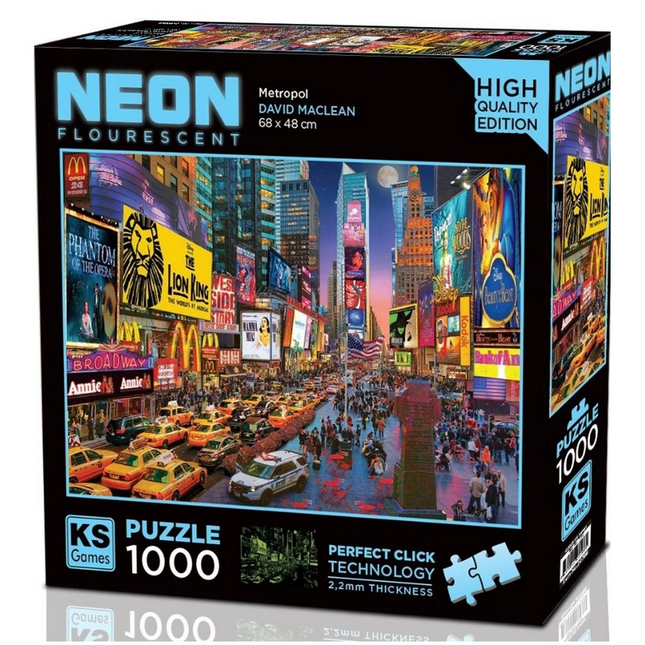KS Games Neon Metropol Puzzle 1000 Pieces 20766