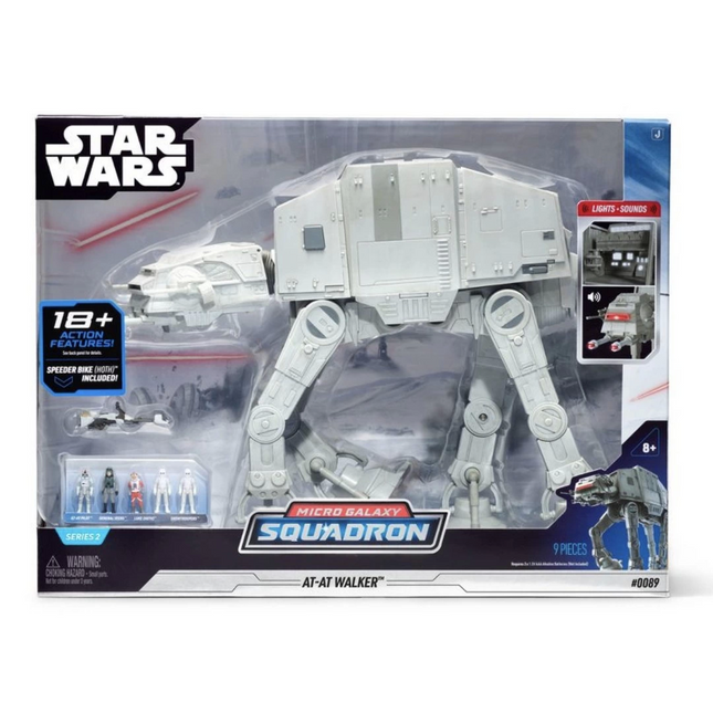 Star Wars AT-AT Walker Vehicle and Micro Figure Set