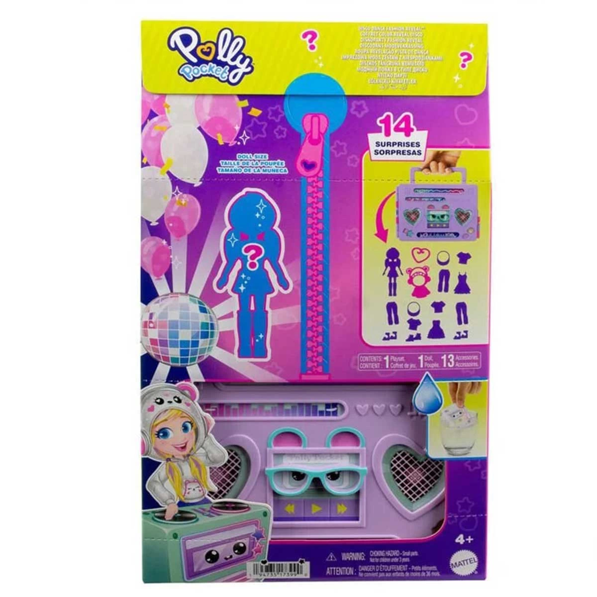 Polly Pocket Radio Themed Fashion Fun Playset