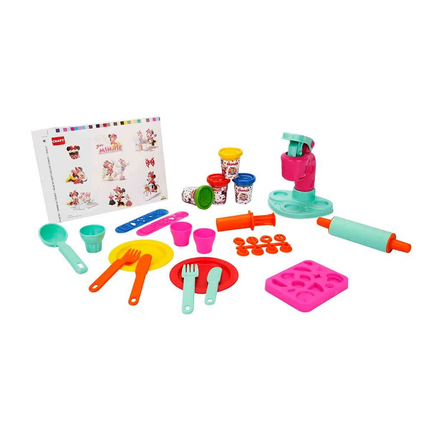 Minnie Ice Cream Factory Play Dough Set 200 gr 29 Pieces