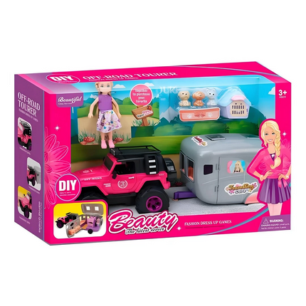 Jeep Caravan with Lights