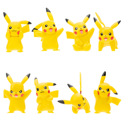Pokemon Battle 8-Piece Figure Set Pikachu