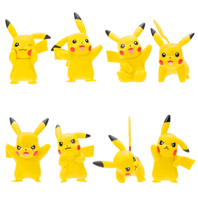 Pokemon Battle 8-Piece Figure Set Pikachu