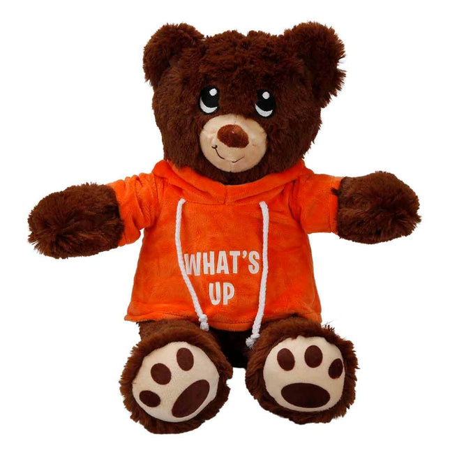 Hooded Plush Bear 30 cm.