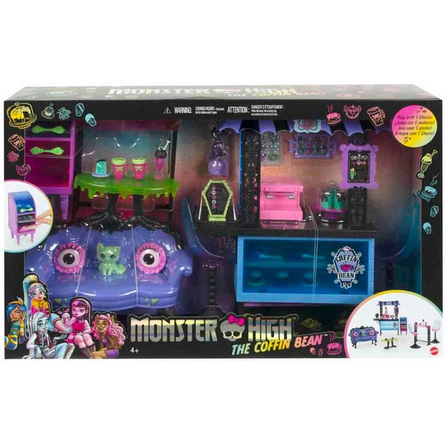 Monster High Coffin Bean Restaurant Play Set HHK65