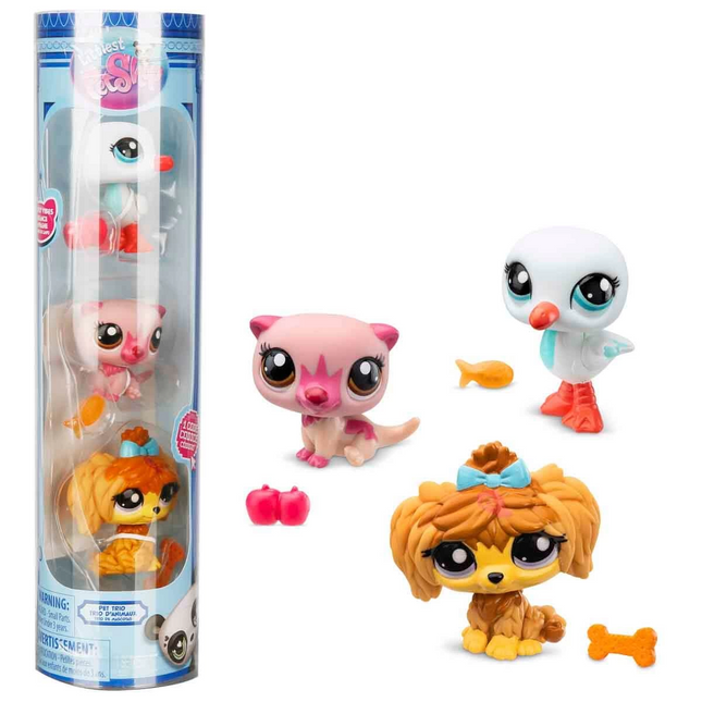 Littlest Pet Shop Minis 3-Piece Figure Set S2