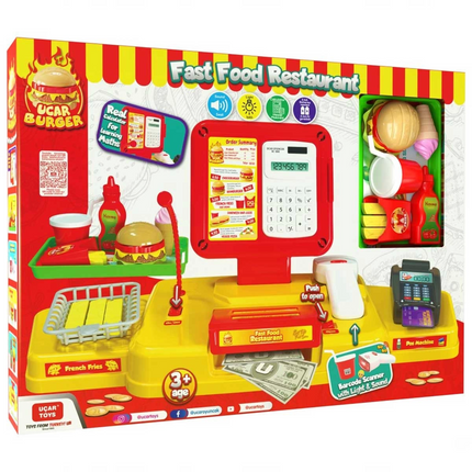 Hamburger Shop Cash Register Set