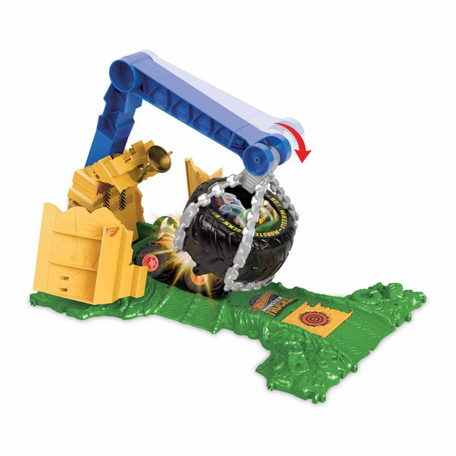 Hot Wheels Monster Trucks Arena Rhinomite Challenge Playset HTP18