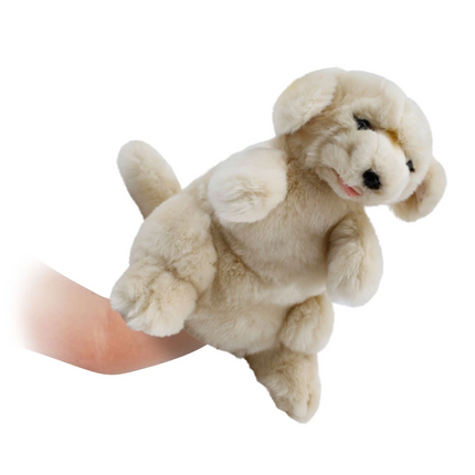 Golden Retriever Puppet 30 cm