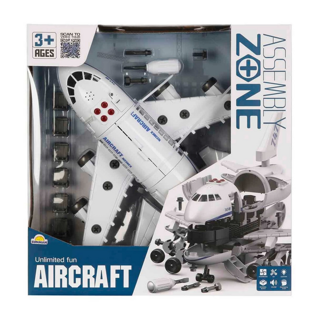 Sound and Light Removable Passenger Aircraft