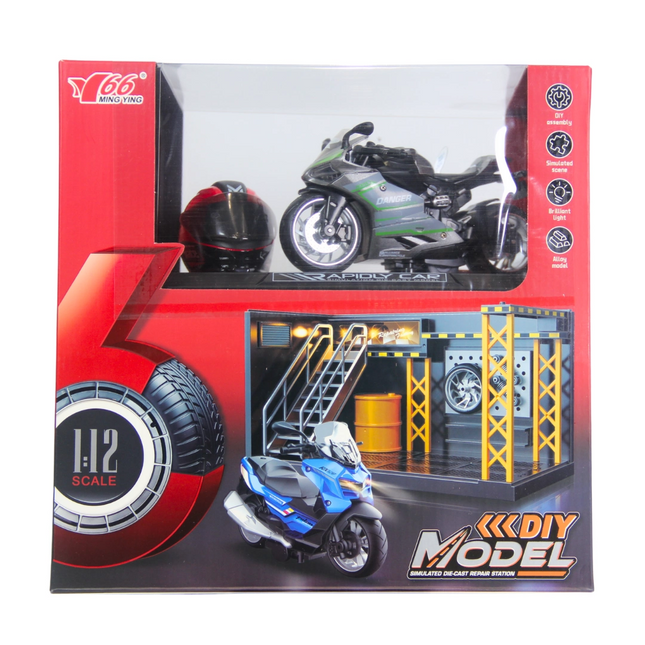 1/12 Motosiklet Ducati PB 3R Sesli ve Işıklı