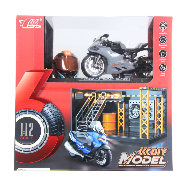 1/12 Motosiklet Ducati PB 3R Sesli ve Işıklı