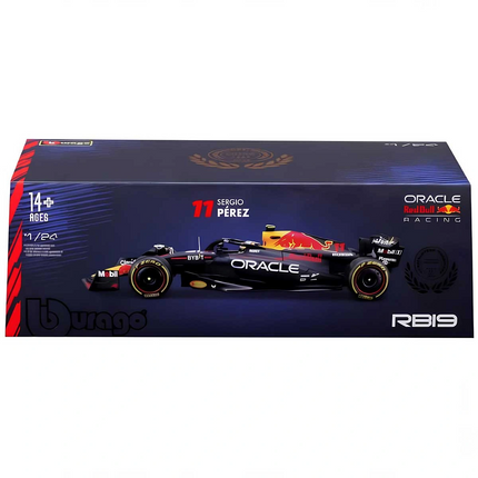 1:24 Formula 1 Oracle Red Bull RB19 F1 Model Araba