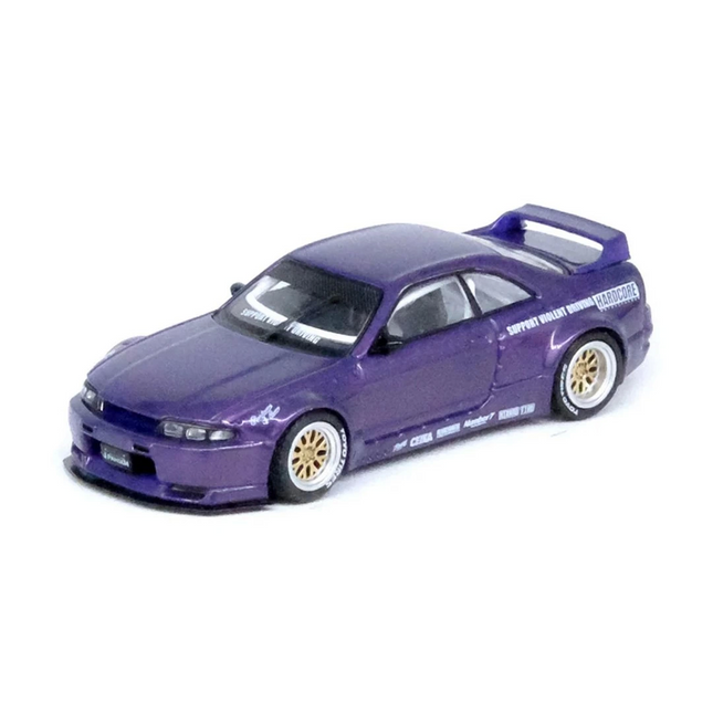 Inno 1/64 Nissan Skyline GT-R (R33) "PANDEM ROCKET BUNNY" Purple