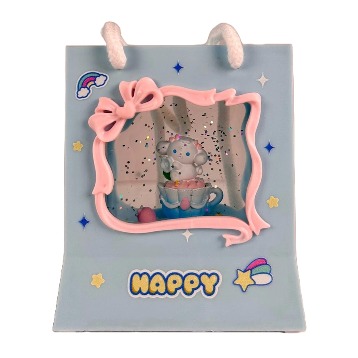 Snow Globe Plastic Shopping Bag LLM-HDY0048