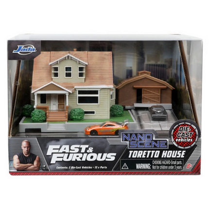 Jada F&amp;F Nano Dom's House Display Diorama