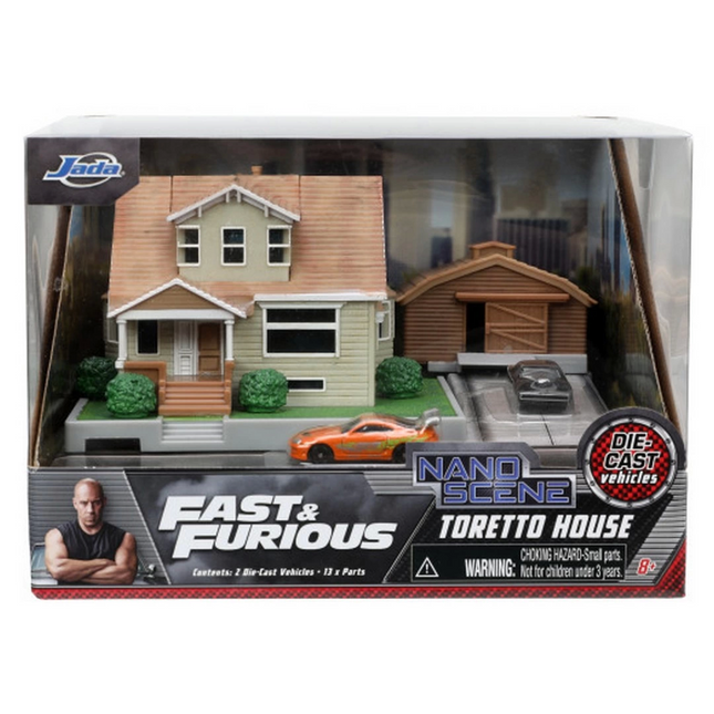 Jada F&amp;F Nano Dom's House Display Diorama