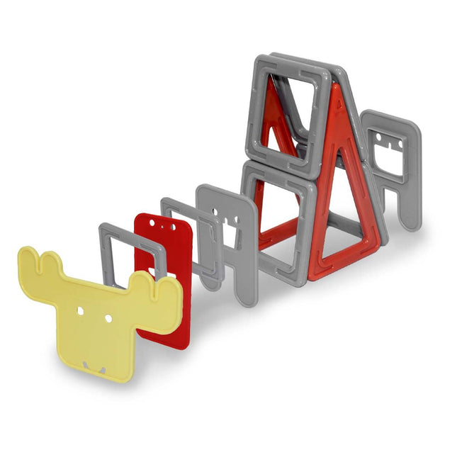 Magnetic Deer Block Set 12 Pieces
