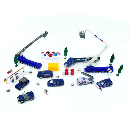 Sunman 1:87 Metal Play Set 40 Pieces