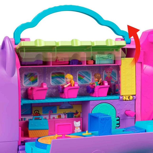 Polly Pocket Little Cat Airlines Playset