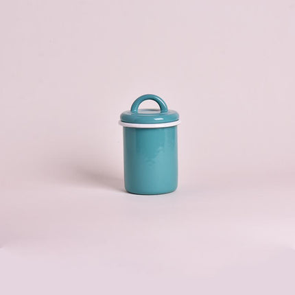 Enamel Jar No. 1 Turquoise