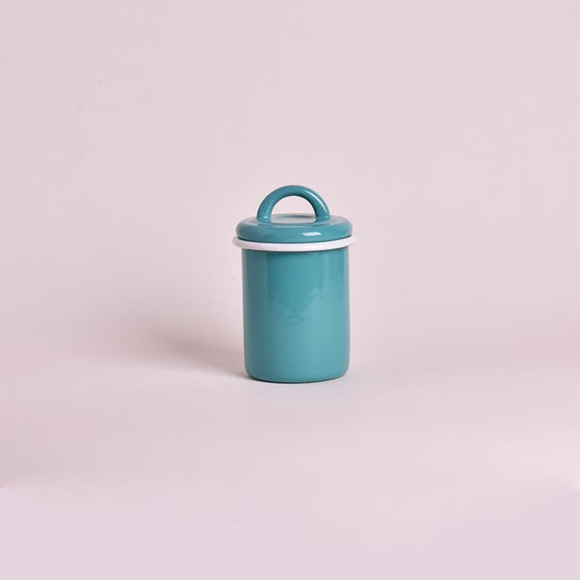 Enamel Jar No. 1 Turquoise