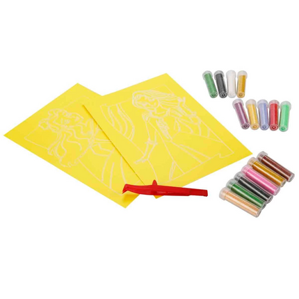 2-in-1 Disney Princess Sand Painting Set