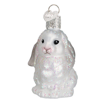 White Baby Bunny Ornament