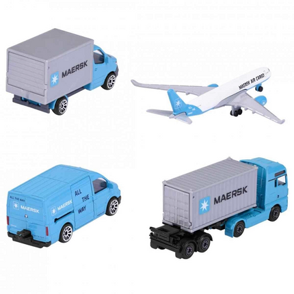 Majorette Maersk Themed Logistics 4-Pack Collection