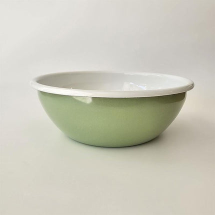 Enamel Bowl 26 cm Nile Green