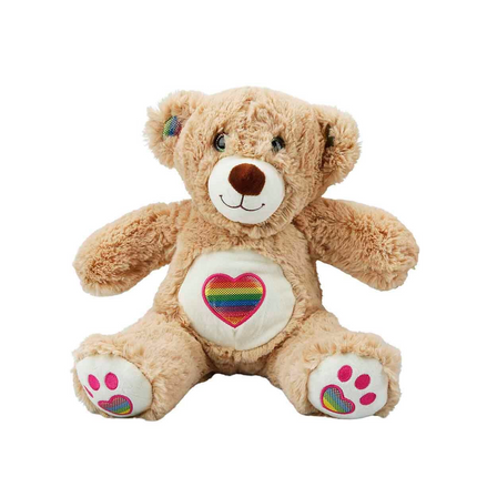 Rainbow Heart Plush Bear 30 cm