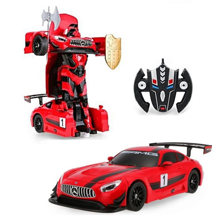 Mercedes AMG GT3 with Remote Control Transforming into a Rastar Robot