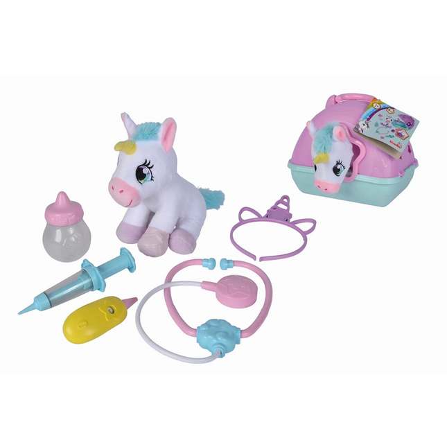 Vet Case with Plush Unicorn 20 cm