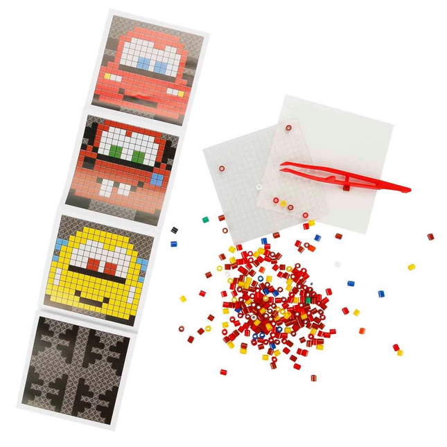 4in1 Disney Cars Pixel Pixel Bead Activity and Toy Set
