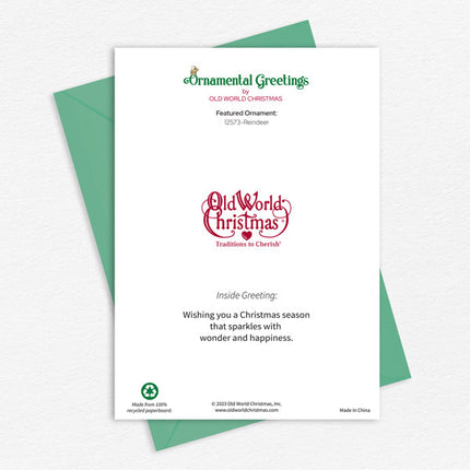 Reindeer Christmas Card