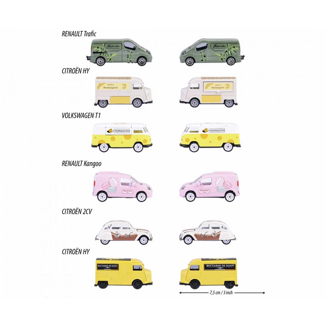 Majorette French Touch Deluxe Cars