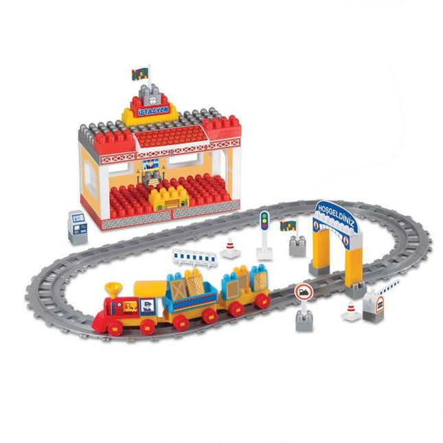 Dede Rail Train Set 65 Pieces