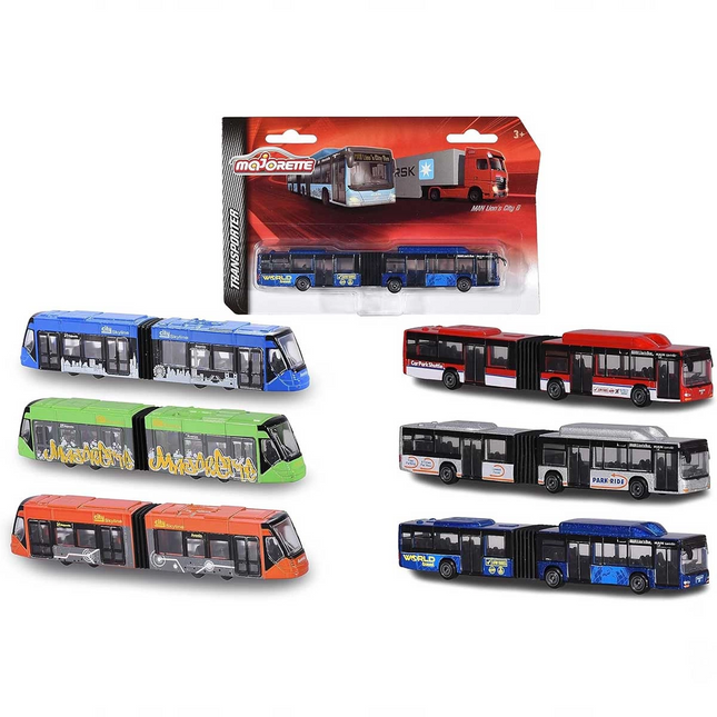 Majorette Transporter Public Transport Vehicle Metal Model 212053303