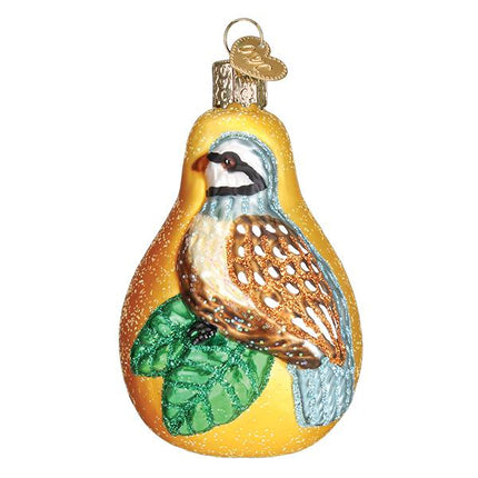 Partridge in a Pear Ornament