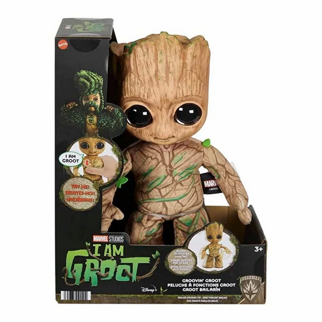 Marvel I Am Groot Groovin Groot Plush with Sound and Motion