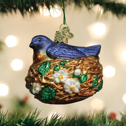 Bird in Nest Ornament