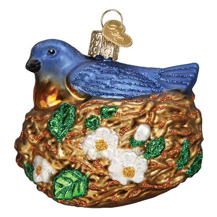 Bird in Nest Ornament