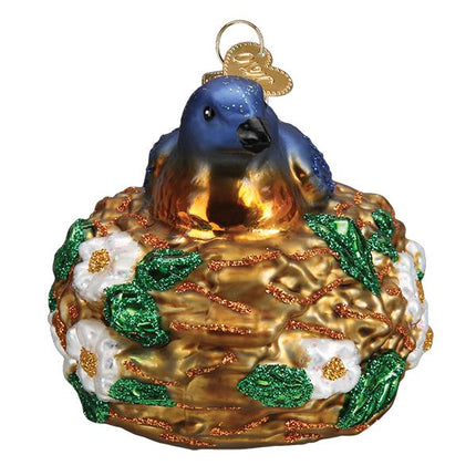 Bird in Nest Ornament