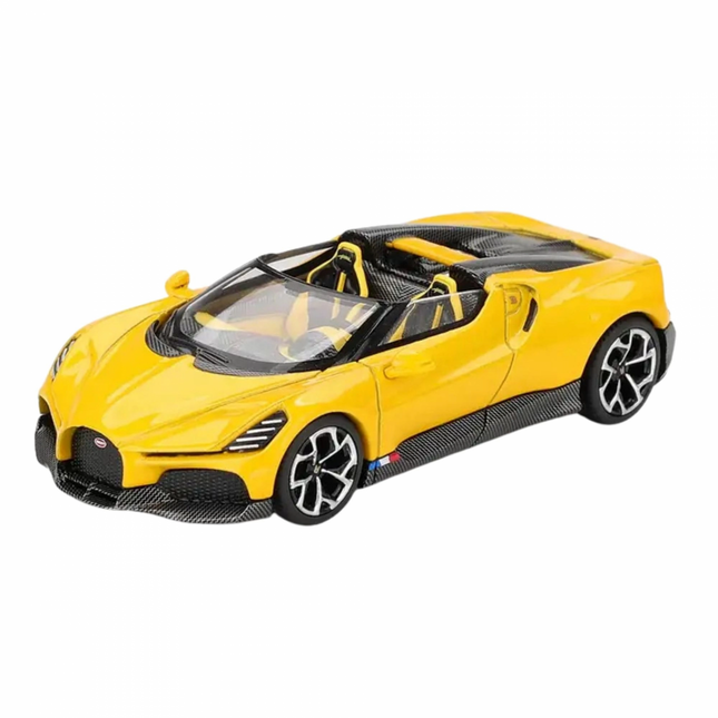 Mini GT 1/64 Bugatti W16 Mistral Yellow
