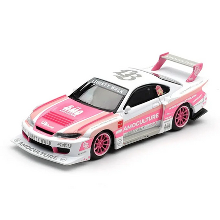 Mini GT 1/64 Nissan SILVIA (S15) LB-Super Silhouette AMOCULTURE