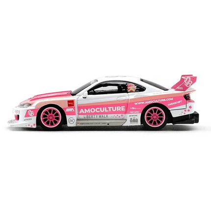 Mini GT 1/64 Nissan SILVIA (S15) LB-Super Silhouette AMOCULTURE