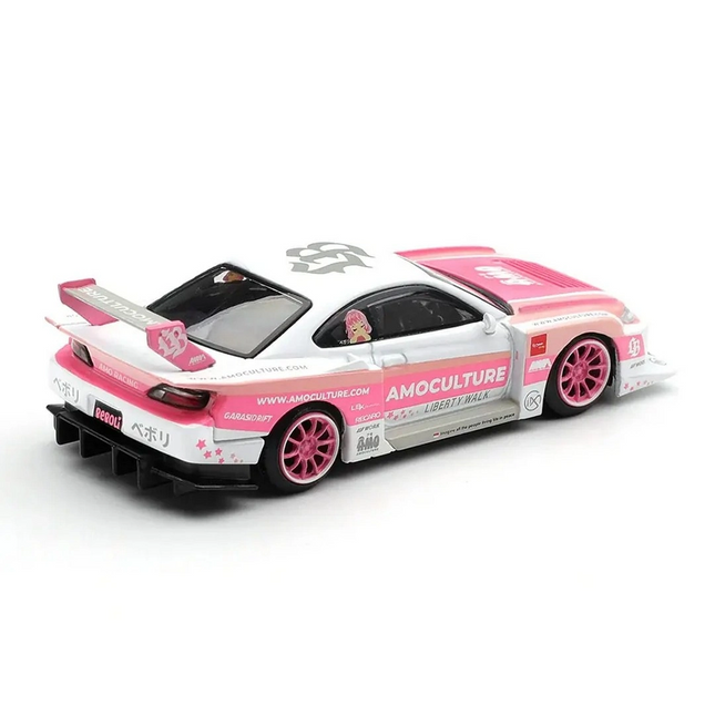Mini GT 1/64 Nissan SILVIA (S15) LB-Super Silhouette AMOCULTURE