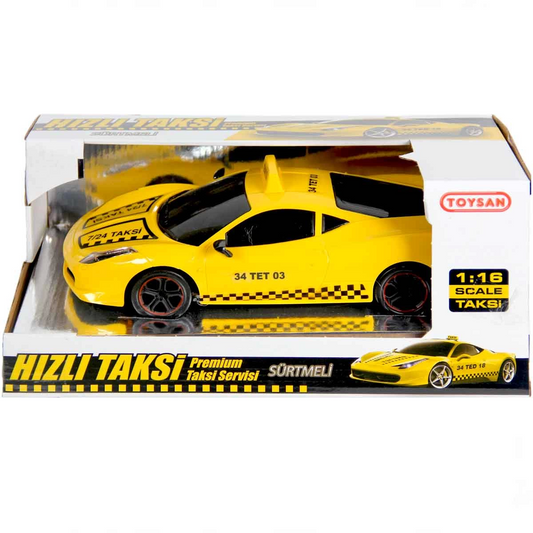 1:16 Yellow Cab with Scuffs