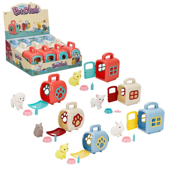 Mini Animals Figure with Carrying Bag