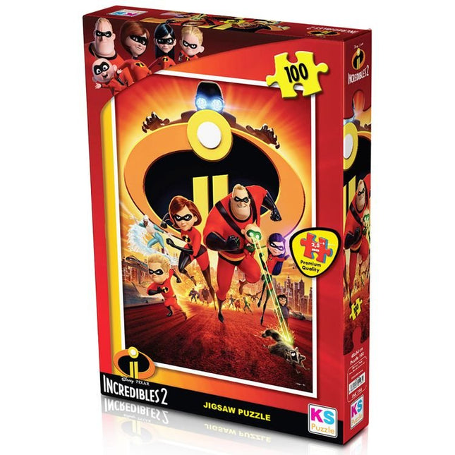 100 Piece Incredibles 2 Puzzle